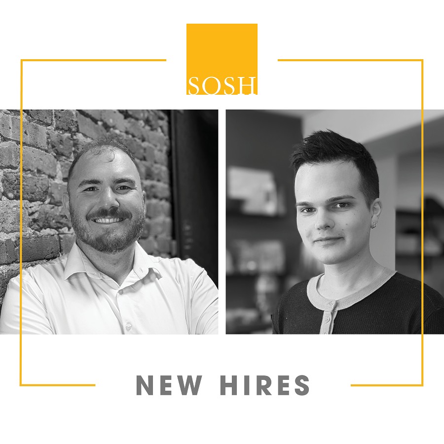 SOSH Announces New Hires, Jordan Egan, and John Reichard